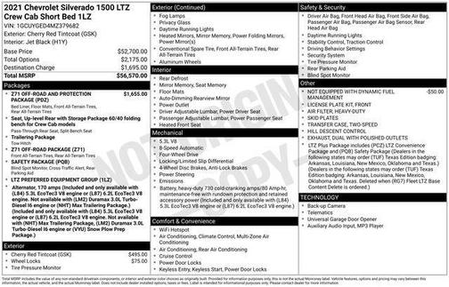 Cherry Red Tintcoat 2021 Chevrolet Silverado 1500 LTZ