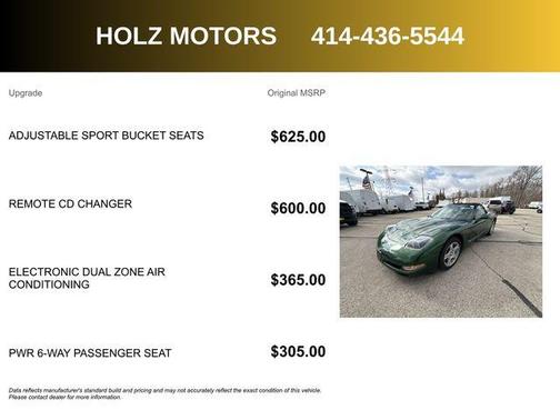 1998 Chevrolet Corvette 