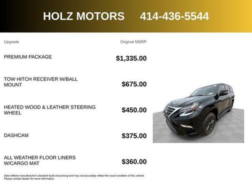 Onyx Black 2023 Lexus GX 460 Base