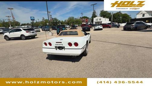 White 1990 Chevrolet Corvette
