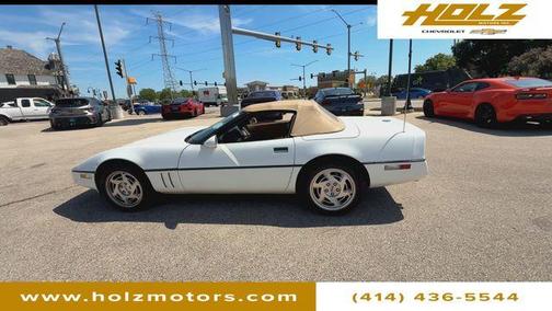 White 1990 Chevrolet Corvette