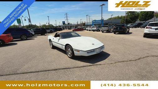 White 1990 Chevrolet Corvette