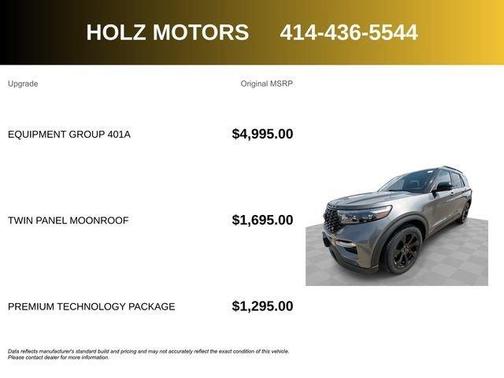 Gray Metallic 2021 Ford Explorer ST