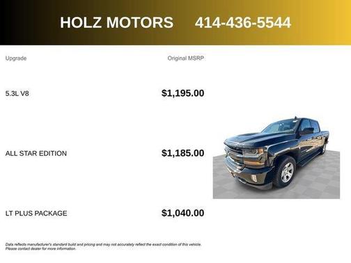 2018 Chevrolet Silverado 1500 LT