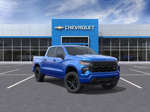 Blue 2025 Chevrolet Silverado 1500 Custom