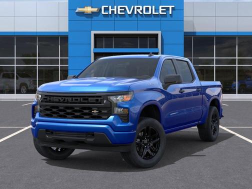 Blue 2025 Chevrolet Silverado 1500 Custom