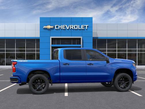 Blue 2025 Chevrolet Silverado 1500 Custom