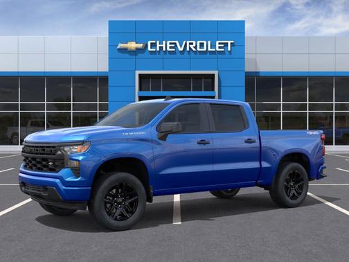 Blue 2025 Chevrolet Silverado 1500 Custom