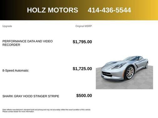 2016 Chevrolet Corvette Stingray Z51