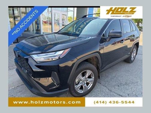 Midnight Black Metallic 2024 Toyota RAV4 Hybrid LE