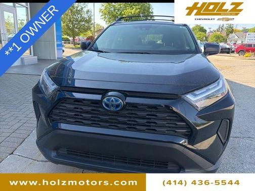 Midnight Black Metallic 2024 Toyota RAV4 Hybrid LE