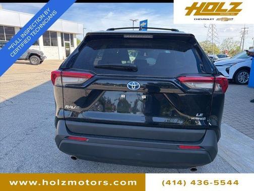 Midnight Black Metallic 2024 Toyota RAV4 Hybrid LE