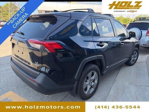 Midnight Black Metallic 2024 Toyota RAV4 Hybrid LE