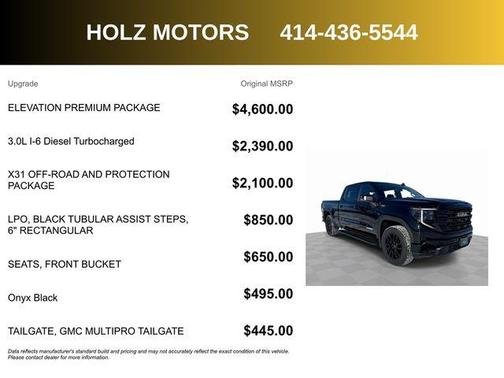 2025 GMC Sierra 1500 Elevation