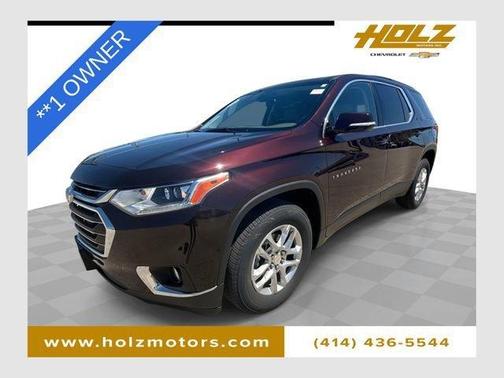 Black Cherry Metallic 2020 Chevrolet Traverse LT Leather