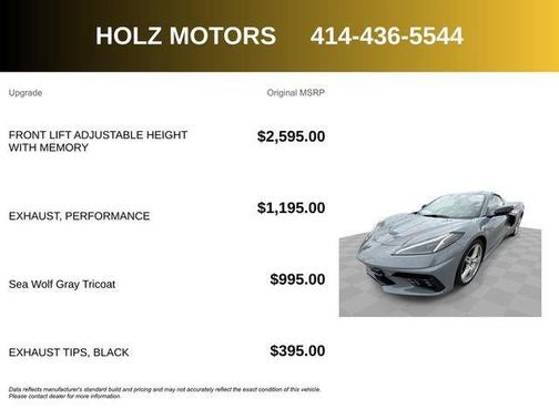2024 Chevrolet Corvette Stingray w/3LT
