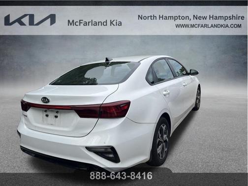 Clear White 2019 Kia Forte LXS