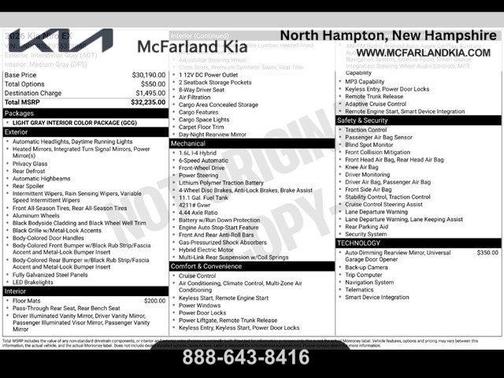 Gray 2026 Kia Niro EX