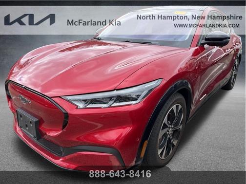 Red Metallic 2021 Ford Mustang Mach-E Premium