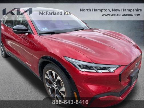 Red Metallic 2021 Ford Mustang Mach-E Premium