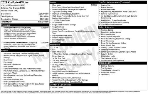 2022 Kia Forte GT-Line