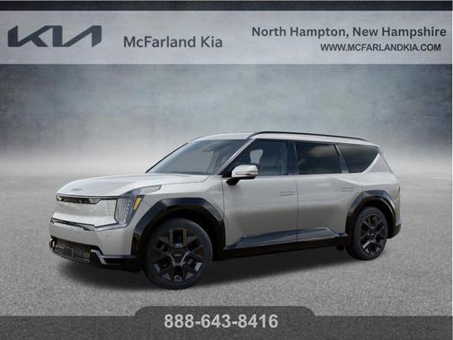 Ivory Silver 2026 Kia EV9 Land