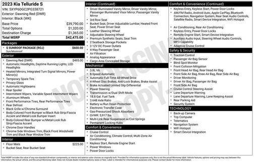 2023 Kia Telluride S
