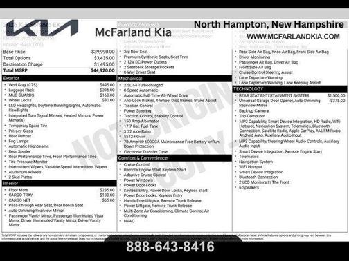 Wolf Gray 2026 Kia Sorento EX