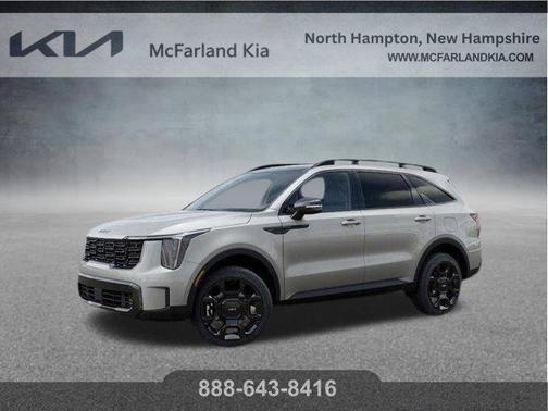 Ivory Silver 2026 Kia Sorento X-Line EX