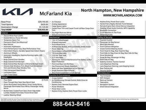 Glacial White Pearl 2023 Kia K5 EX