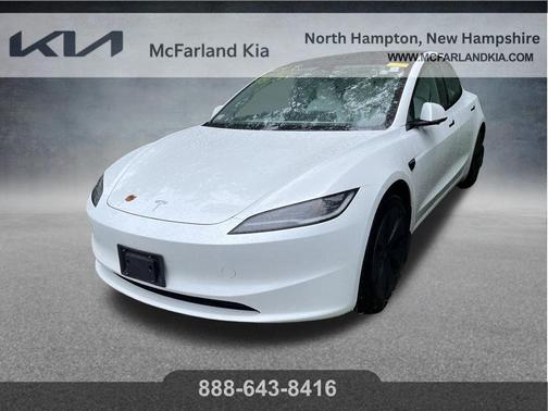 Pearl White Multi 2025 Tesla Model 3 Long Range