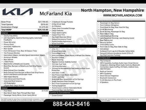 Gravity Gray 2024 Kia Sportage LX