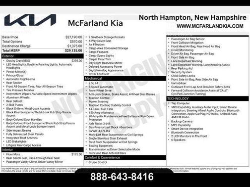 Gravity Gray 2024 Kia Sportage LX