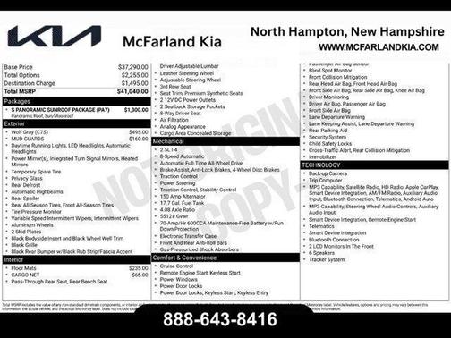Wolf Gray 2026 Kia Sorento S