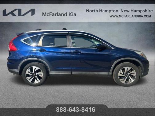 Blue 2015 Honda CR-V Touring