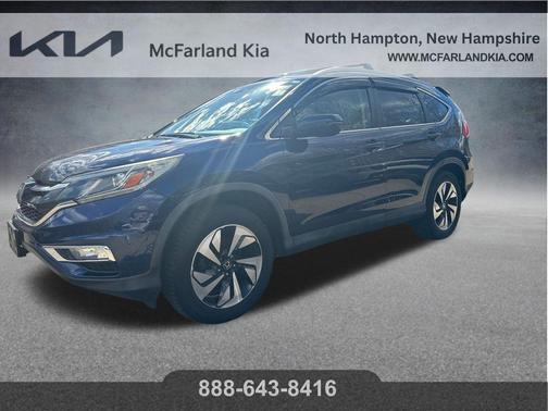Blue 2015 Honda CR-V Touring