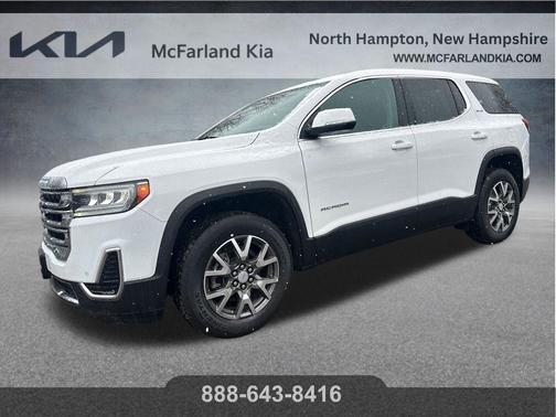Summit White 2023 GMC Acadia SLE