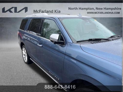 Blue Metallic 2018 Ford Expedition Platinum