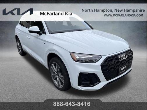 Glacier White Metallic 2025 Audi Q5 45 S line quattro Premium