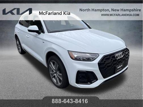 Glacier White Metallic 2025 Audi Q5 45 S line quattro Premium