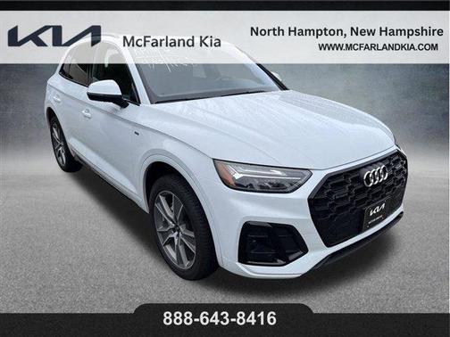 Glacier White Metallic 2025 Audi Q5 45 S line quattro Premium