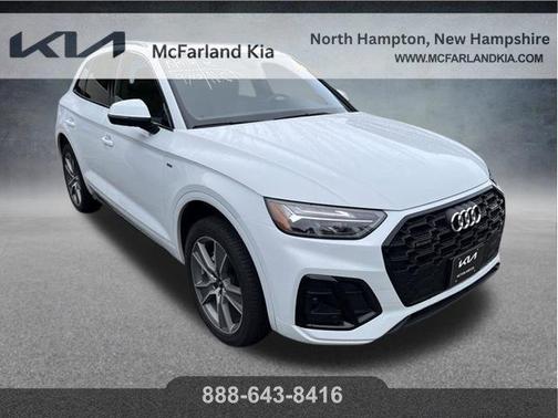 Glacier White Metallic 2025 Audi Q5 45 S line quattro Premium