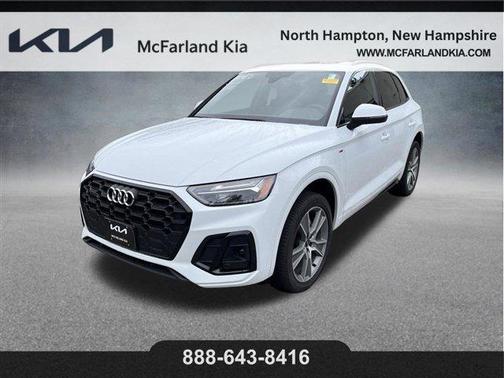 Glacier White Metallic 2025 Audi Q5 45 S line quattro Premium