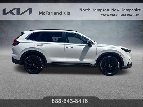 Platinum White 2023 Honda CR-V Hybrid Sport