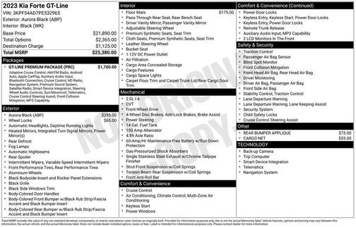 2023 Kia Forte GT-Line