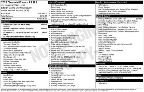 2023 Chevrolet Equinox LS