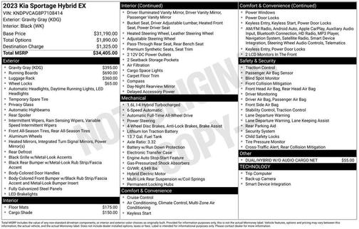 2023 Kia Sportage Hybrid EX