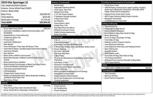 2024 Kia Sportage LX