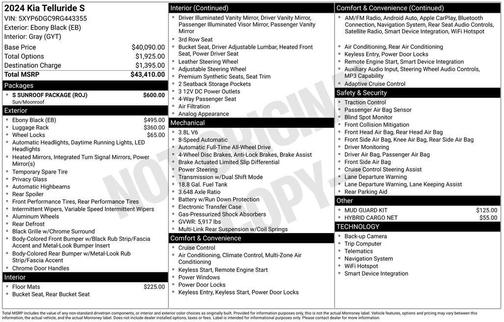 2024 Kia Telluride S