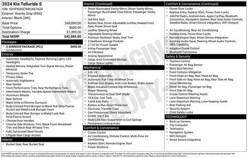 2024 Kia Telluride S
